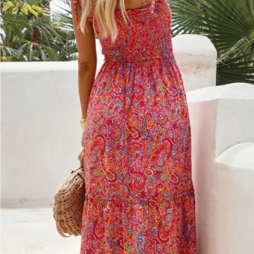 *Free Shipping* Vici Collection Paisley Printed Smock… Gem